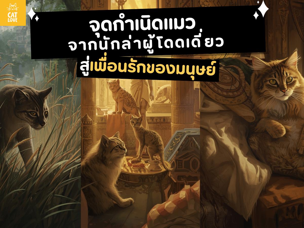 จุดกำเนิดของแมวจากอดีตถึงปัจจุบัน