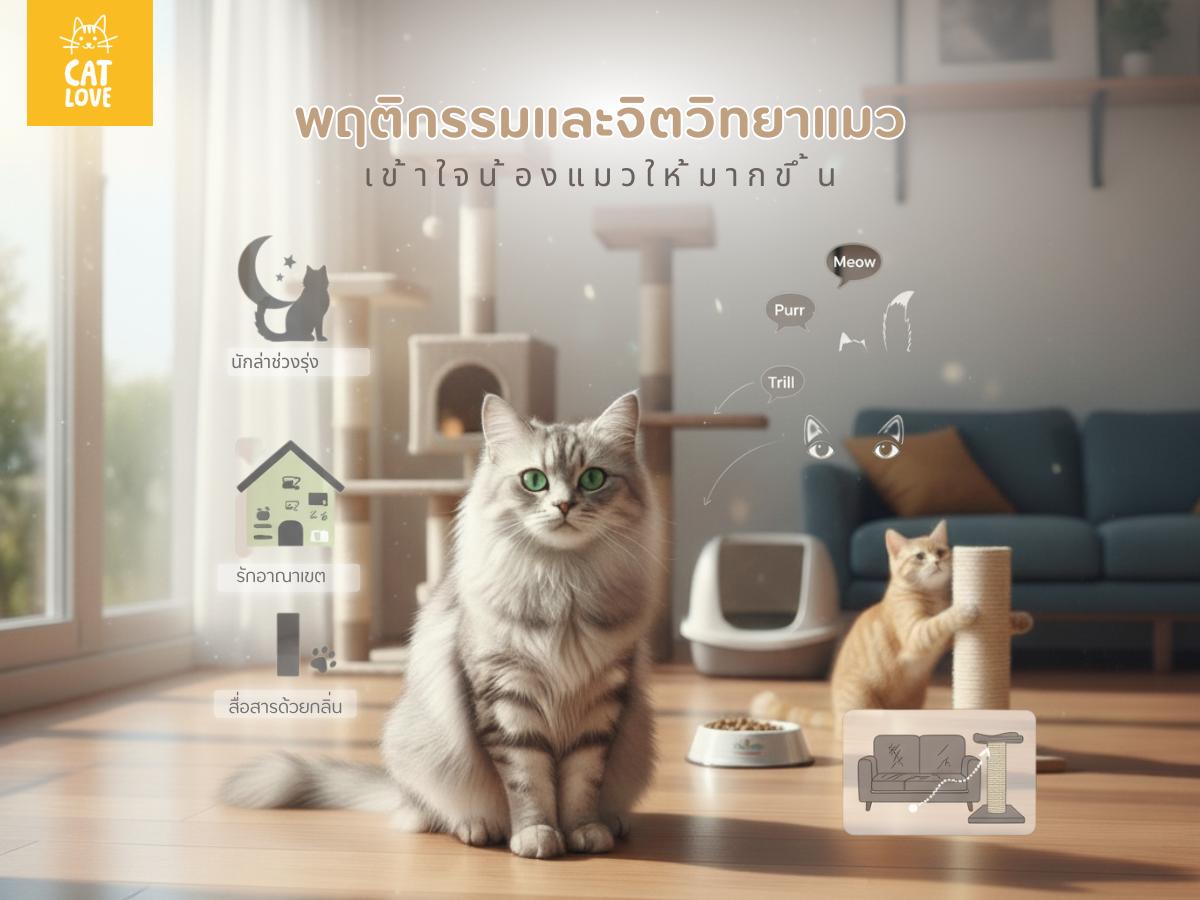ทำไมแมวทำแบบนี้? ไขความลับพฤติกรรมและจิตวิทยาแมว